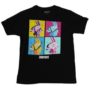 Fortnite Llama Loot Box Graphic Tee Black Size Medium